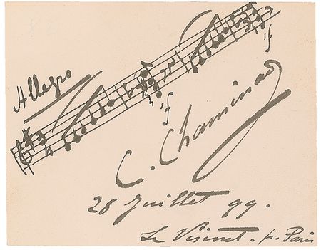 Lot #783 Composers Signed Musical Quotes - Image 2