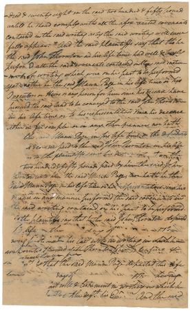 Lot #288 John Marshall Signed Document - Image 2