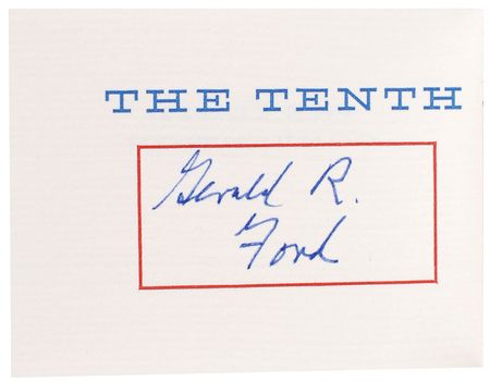 Lot #215 Gerald Ford - Image 3
