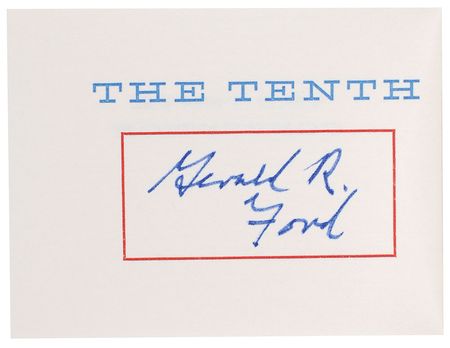 Lot #215 Gerald Ford - Image 4