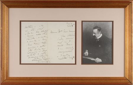 Lot #660 Stanford White Handwritten Letter Signed - Image 1