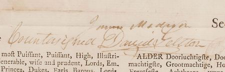 Lot #11 Thomas Jefferson and James Madison Signed Document - Image 3