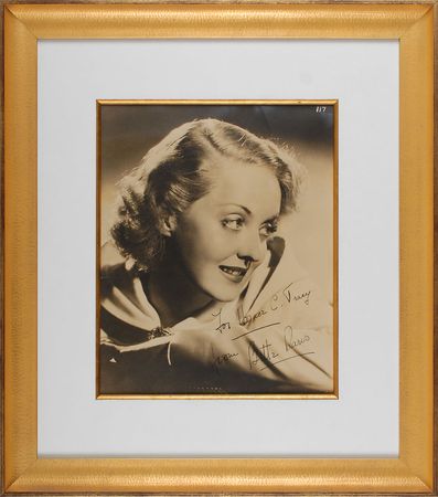 Lot #923 Bette Davis Signed Photograph - Image 1