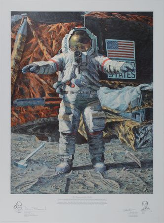 Lot #602 Alan Bean Print - Image 1