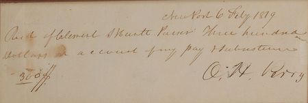Lot #515 Oliver Hazard Perry Signed Document - Image 2