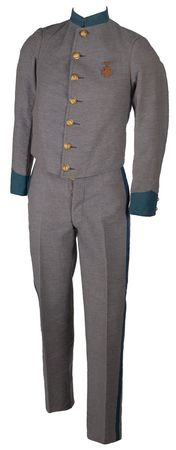 Lot #551 United Confederate Veterans Uniform: United Confederate Veterans uniform of a captured Tennessee Volunteer - Image 1