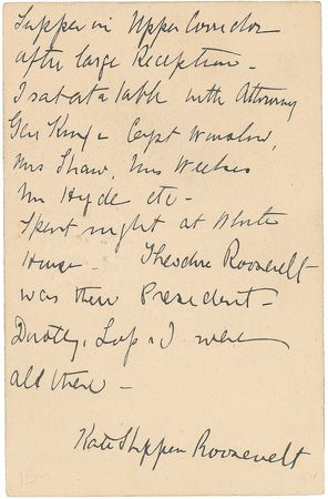 Lot #90 Theodore and Edith Roosevelt - Image 4