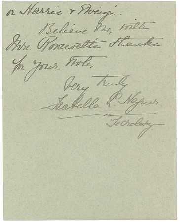 Lot #90 Theodore and Edith Roosevelt - Image 5