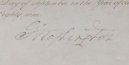 Lot #2 George Washington: One of only sixteen original US Marshal commissions for a Continental Army officer - Image 2