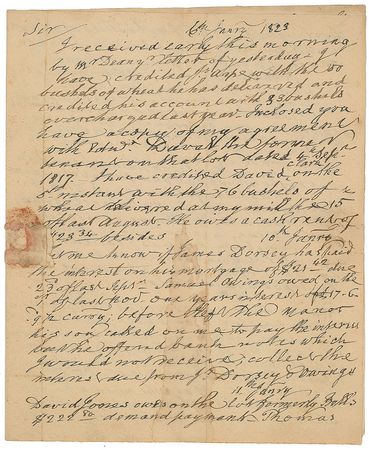 Lot #237 Charles Carroll of Carrollton Handwritten Letter Signed - Image 1