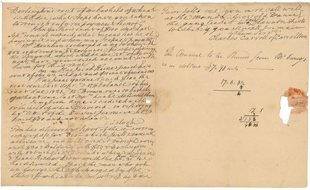 Lot #237 Charles Carroll of Carrollton Handwritten Letter Signed - Image 2