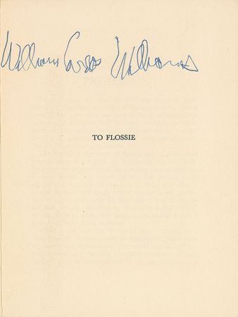 Lot #732 William Carlos Williams Typed Letter Signed and Book - Image 3