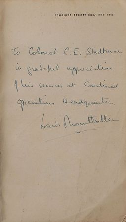 Lot #581 Mountbatten of Burma Book - Image 1
