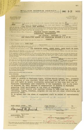 Lot #868 Alex Chilton Signed Document - Image 2