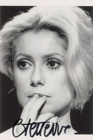 Lot #984 Catherine Deneuve Signed Photographs - Image 4