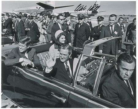 Lot #464 Kennedy Assassination: Clint Hill Signed Photographs - Image 1