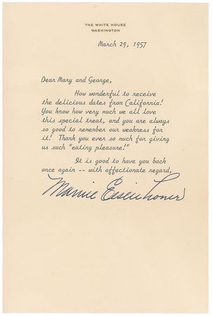 Lot #206 Mamie Eisenhower - Image 6