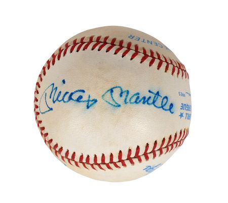 Lot #1024 Mantle, DiMaggio, and Williams Baseball - Image 2