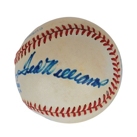 Lot #1024 Mantle, DiMaggio, and Williams Baseball - Image 3