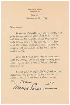 Lot #207 Mamie Eisenhower - Image 1