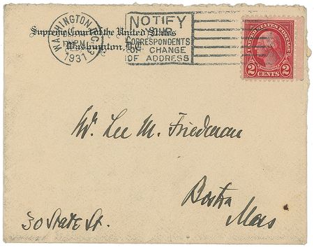 Lot #422 Louis D. Brandeis - Image 2