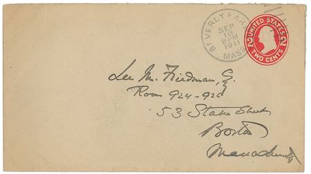 Lot #456 Oliver Wendell Holmes, Jr Handwritten Letter Signed - Image 2