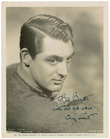Lot #933 Cary Grant Signed Photograph - Image 1