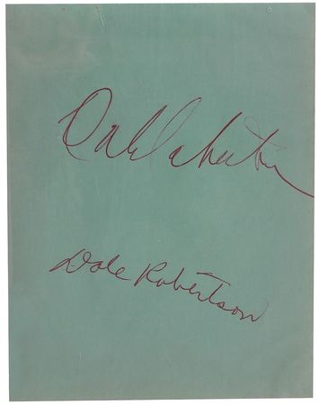 Lot #947 Steve McQueen Signature - Image 1