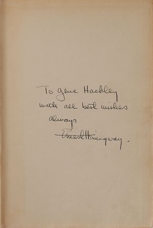 Lot #696 Ernest Hemingway Book - Image 2