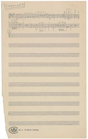 Lot #802 John Coltrane: Scarce handwritten arrangements by Coltrane - Image 2