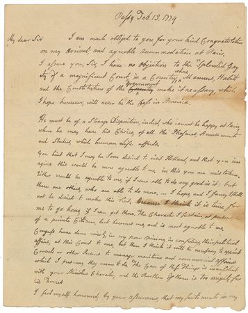 Lot #6 John Adams: Overwhelmed by the “Splendid