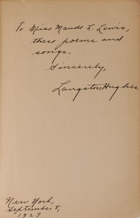 Lot #699 Langston Hughes Book - Image 1