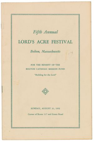 Lot #126 John F. Kennedy: Congressman Kennedy’s Catholic benefit - Image 1