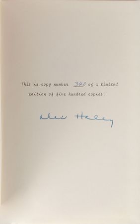 Lot #749 Alex Haley - Image 1