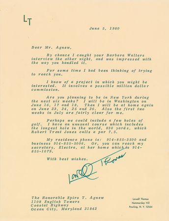 Lot #174 Lady Bird Johnson, Lowell Thomas, and Hubert Humphrey Group Lot - Image 1