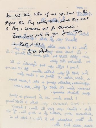 Lot #866 Beatles: Mimi Smith: ?I will never recover from the loss of John? - Image 2