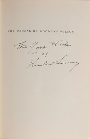 Lot #193 Herbert Hoover Book - Image 1