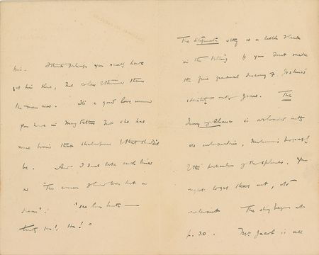 Lot #758 H. G. Wells Handwritten Letter Signed - Image 2