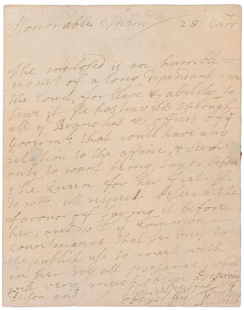 Lot #268 William Penn: Extremely rare letter from the provincial founder of Pennsylvania - Image 1
