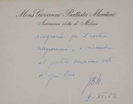 Lot #376 Pope Paul VI - Image 1