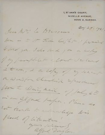 Lot #742 Alfred Douglas - Image 2