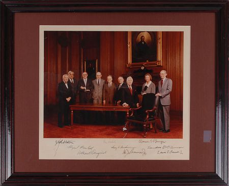 Lot #283 Burger Court Signed Photograph - Image 2
