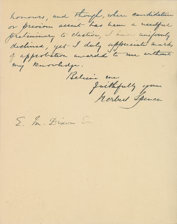 Lot #369 Herbert Spencer - Image 2