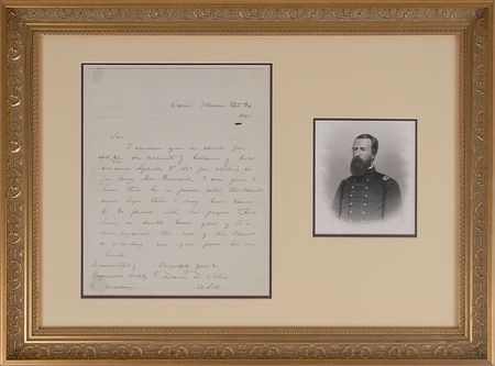 Lot #566 David D. Porter Handwritten Letter Signed - Image 2