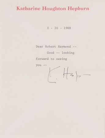 Lot #940 Katharine Hepburn - Image 2