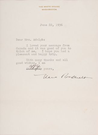 Lot #196 Eleanor Roosevelt - Image 6