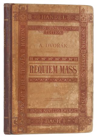 Lot #764 Antonin Dvorak: Outstanding presentation copy of Dvorak?s Requiem - Image 2