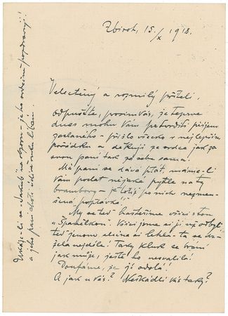 Lot #636 Alphonse Mucha: Lengthy letter featuring a stunning classic nude study - Image 1