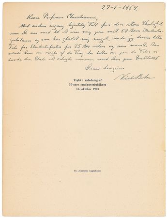 Lot #338 Niels Bohr Booklet - Image 2