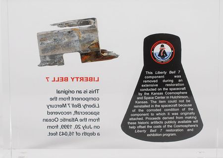 Lot #590 Liberty Bell 7 Flown Component - Image 2